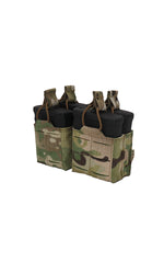 308 AR10 M1A SCAR 10 Round Rifle Magazine Pouch Four Mag Multicam Front Angle Wilde Custom Gear