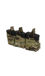 308 AR10 M1A SCAR 10 Round Rifle Magazine Pouch Three Mag Multicam Front Angle Wilde Custom Gear