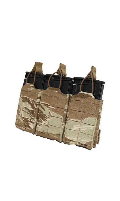 AR10 308 M1A SCAR 20 Round Magazine Pouch Three Magazine Angle Desert Tiger Stripe Camo Wilde Custom Gear