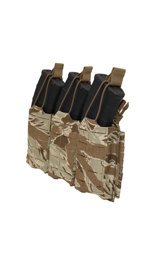 AK47 Magazine Placard Gen 2 Split Bar Tubes Desert Tiger Stripe Camo Angle Wilde Custom Gear