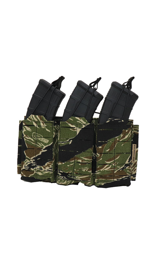 AK47 Magazine Placard Gen 2 Split Bar Tubes Vietnam Tiger Stripe Front Wilde Custom Gear