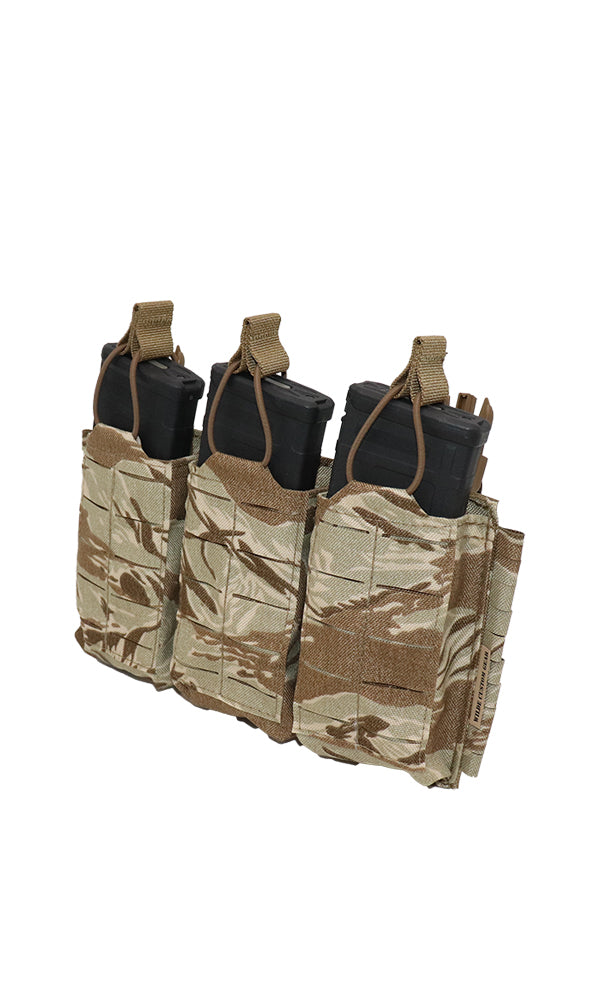 AR15 Magazine Placard Gen 2 Split Bar Tubes Desert Tiger Stripe Angle Wilde Custom Gear