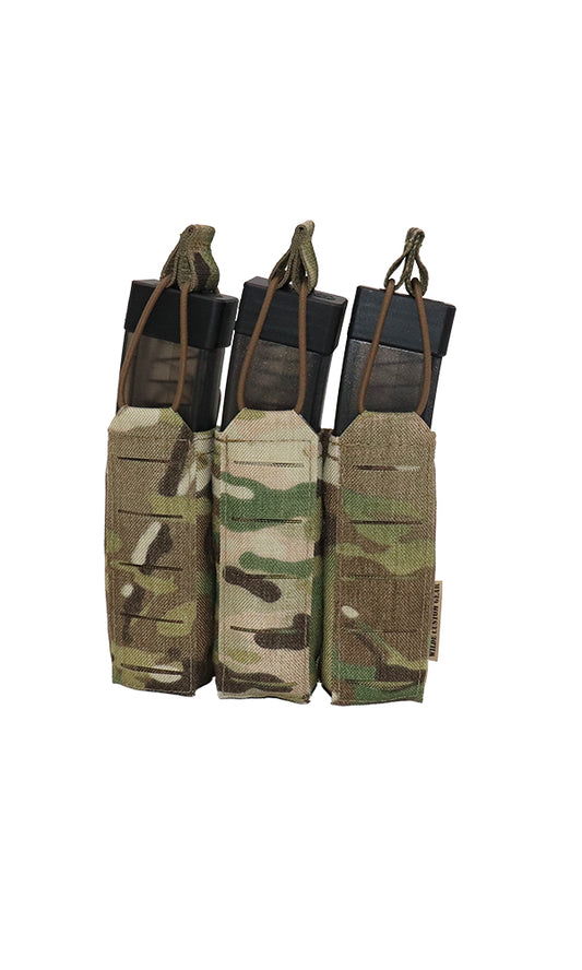 CZ Scorpion magazine pouch – American-made tactical SMG mag pouch designed for CZ Scorpion EVO 3 30-round magazines, featuring adjustable shock cord retention, laser-cut MOLLE compatibility, and rugged 1000D Cordura construction. Built for military, law enforcement, and prepared civilians, this open-top CZ Scorpion mag pouch delivers rapid access, secure retention, and mission-ready performance for chest rigs, plate carriers, and battle belts. Wilde Custom Gear