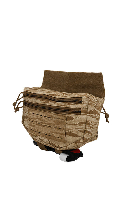 Hanger Downer Lower Abdominal Pouch Desert Tiger Stripe Angle
