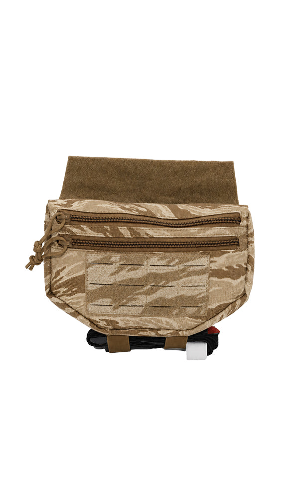 Hanger Downer Lower Abdominal Pouch Vietnam Tiger Stripe Front