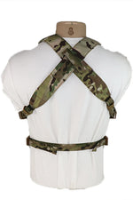 The Wilde Custom Gear Modular Chest Rig Base Platform with shoulder and waist straps back