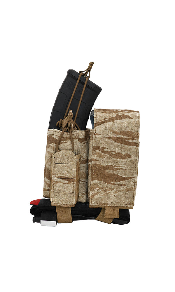 Kitchen Sink AK47 AR15 308 Medic Tourniquet Pouch Front Desert Tiger Stripe