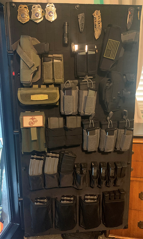 MOLLE Gun Safe Door Panel Organizer – Wilde Custom Gear, Tactical Nylon