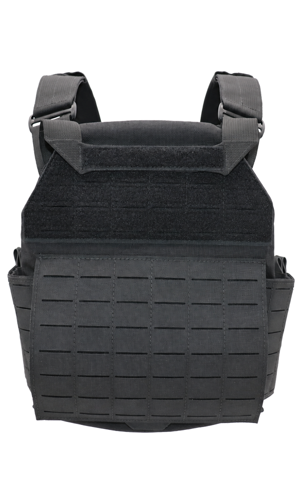 American made modular plate carrier rear laser cut MOLLE panel