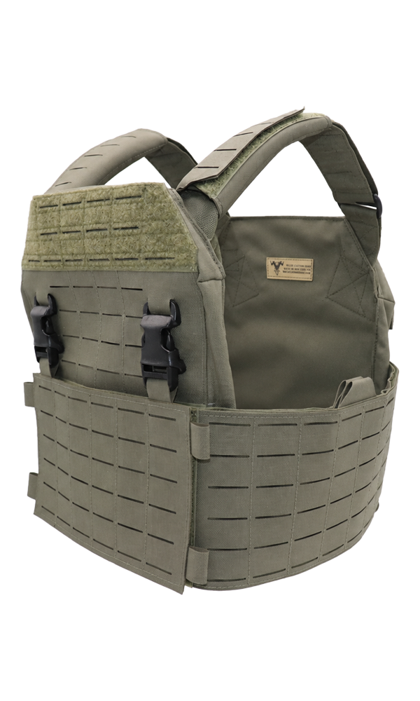 1000D Cordura modular plate carrier with Squadron laminate MOLLE