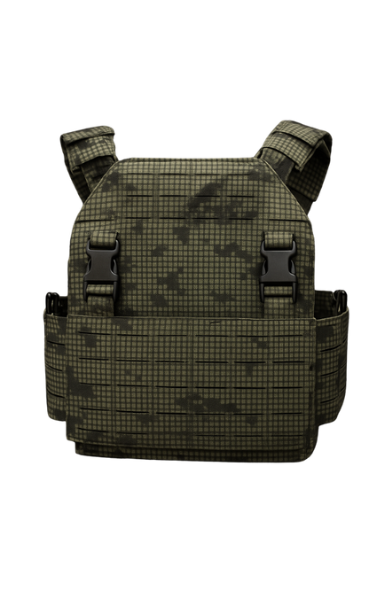 Modular Plate Carrier Laser Cut Desert Night Camo