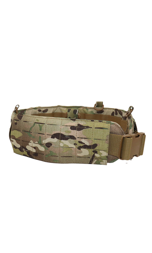 Padded Belt System MOLLE Battle Belt Multicam Squadron Side Angle Wilde Custom Gear