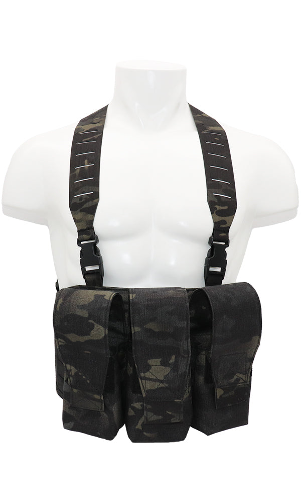 SADF Pattern 83 Inspired Chest Rig Front Multicam Black Wilde Custom Gear