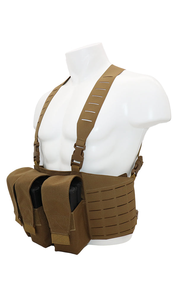 SADF Pattern 83 Inspired Chest Rig Side Coyote Brown Wilde Custom Gear