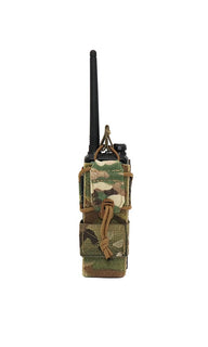 Wilde Custom Gear Radio Pouch Baofeng UV5R - Fits Standard & Extended Batteries, MOLLE Compatible