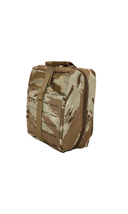 Wilde Custom Gear Tear Away IFAK Medic Pouch in Limited Edition Camo showing tactical pouch construction