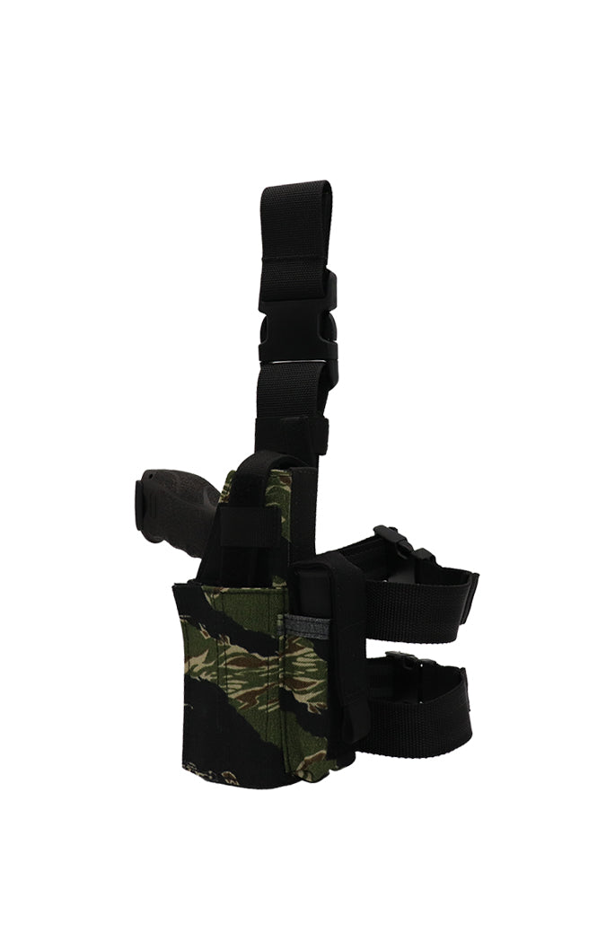 Universal Adjustable Drop Leg Pistol Holster Vietnam Tiger Stripe Angle Wilde Custom Gear