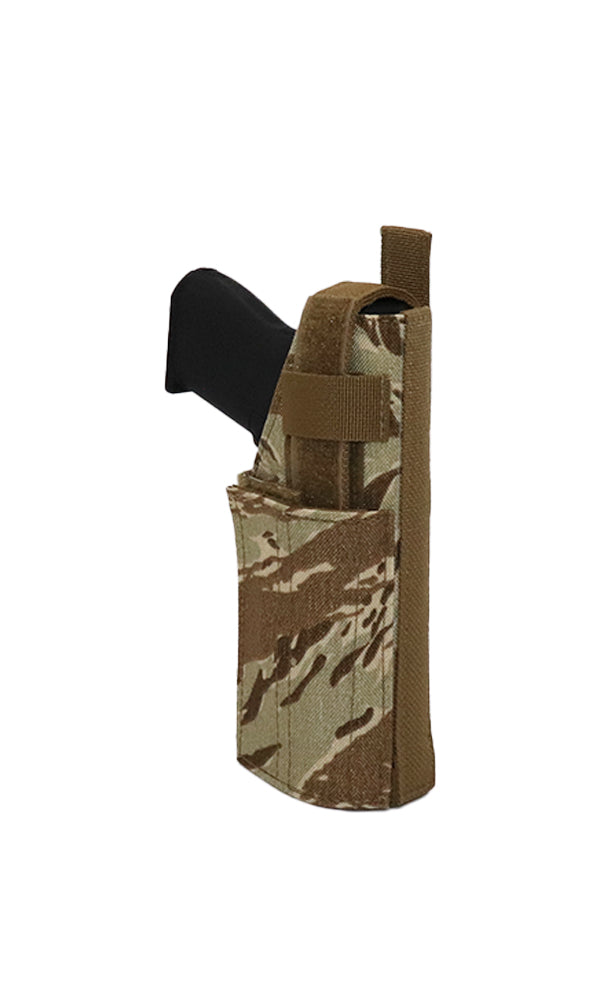 Universal Adjustable MOLLE Pistol Holster Desert Tiger Stripe Angle Wilde Custom Gear