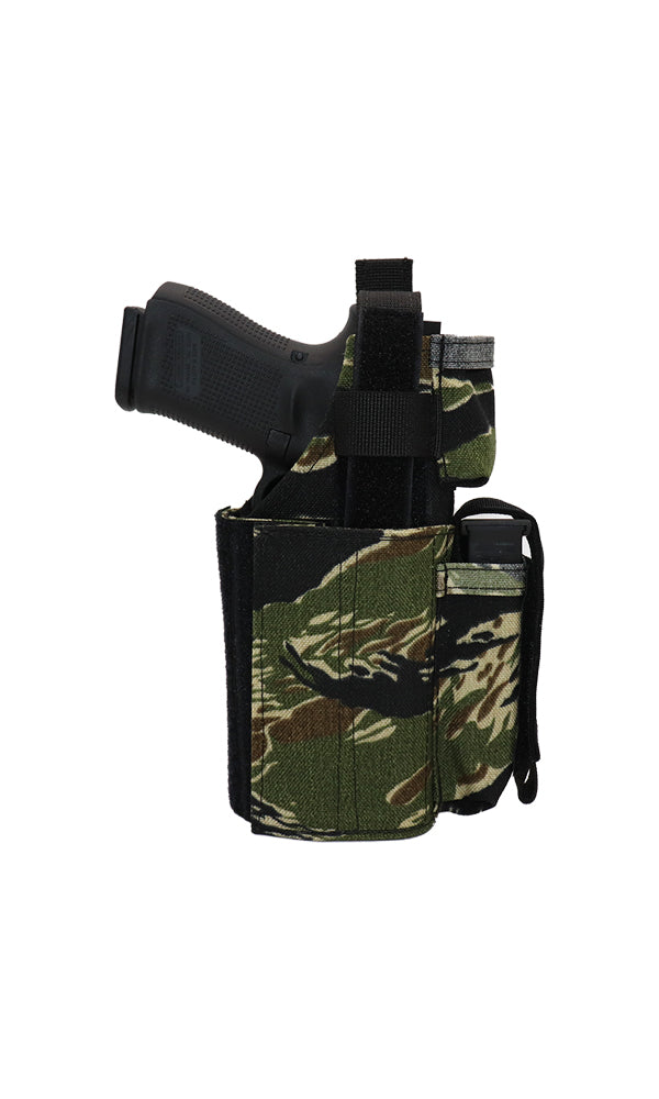Universal Adjustable Pistol Holster RMR Cutout Vietnam Tiger Stripe Side