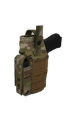 Universal Adjustable Pistol Holster RMR Optic Cut Out Multicam Squadron Back Angle Wilde Custom Gear