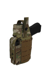 Universal Adjustable Pistol Holster RMR Optic Cut Out Multicam Squadron Back Angle Wilde Custom Gear