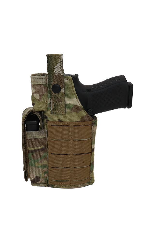 Universal Adjustable Pistol Holster RMR Optic Cut Out Multicam Squadron Back Wilde Custom Gear