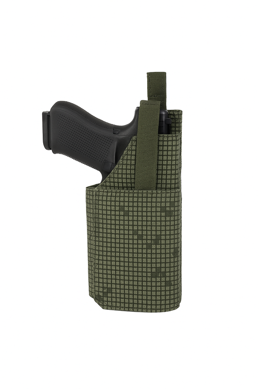 Universal Adjustable MOLLE Pistol Holster  - Desert Night Camo