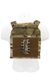 Velcro Rigid Cummerbund Adapter Multicam Rear with Thermoplastic Cummerbund Wilde Custom Gear inside back