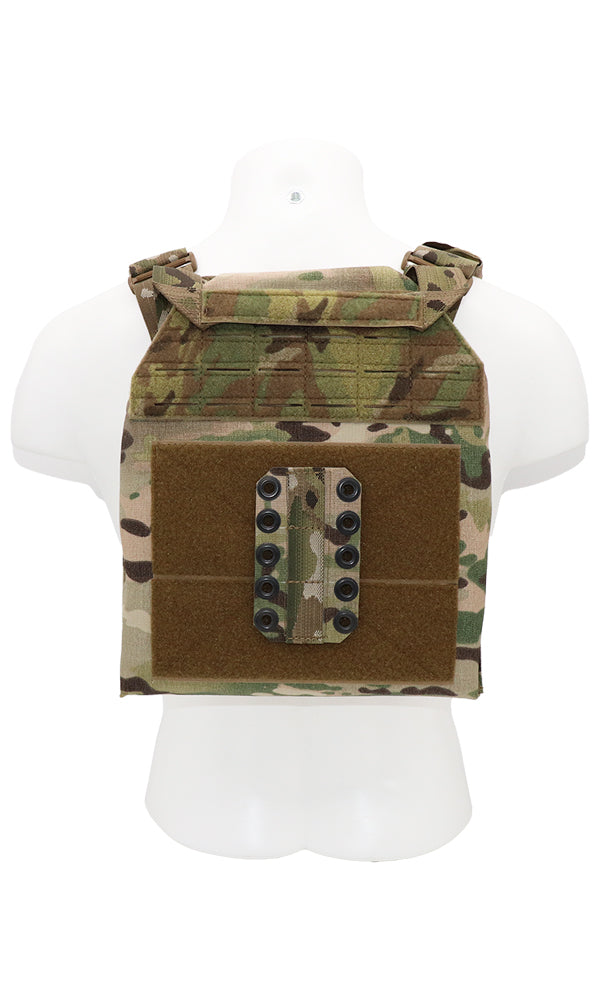 Velcro Rigid Cummerbund Adapter Multicam Rear with Thermoplastic Cummerbund Wilde Custom Gear inside back