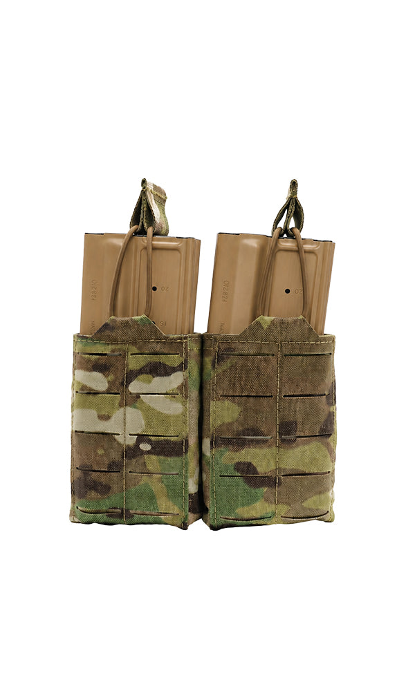 Wilde Custom Gear M7 double magazine pouch with two SIG MCX-SPEAR 20-round coyote steel magazines