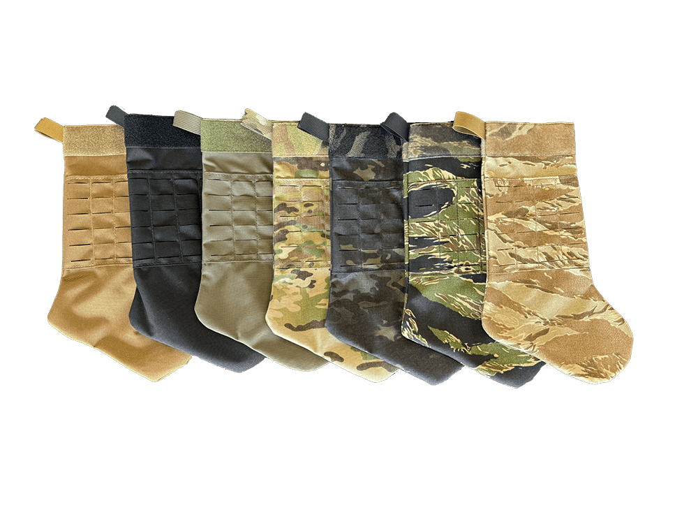 Tactical Christmas Stocking with Laser Cut MOLLE Christmas Gift for him Christmas Gift for men Multicam