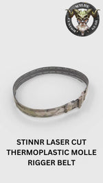 Stinnr Laser Cut Composite Thermoplastic MOLLE Rigger Belt