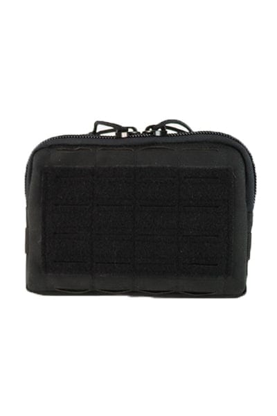 Laser Cut Slim Admin Pouch Black Front.jpg