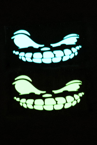 Creepy Grin Patch | Glow in The Dark Patch | Wilde Custom Gear