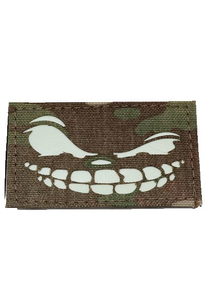 Creepy Grin Patch | Glow in The Dark Patch | Wilde Custom Gear