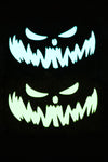 Fang Halloween Glow in the dark laser cut patch - Wilde Custom Gear