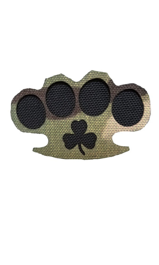 Irish Brass Knuckles Morale Patch Ireland Saint Patrick's Day Drinking Wilde Custom Gear