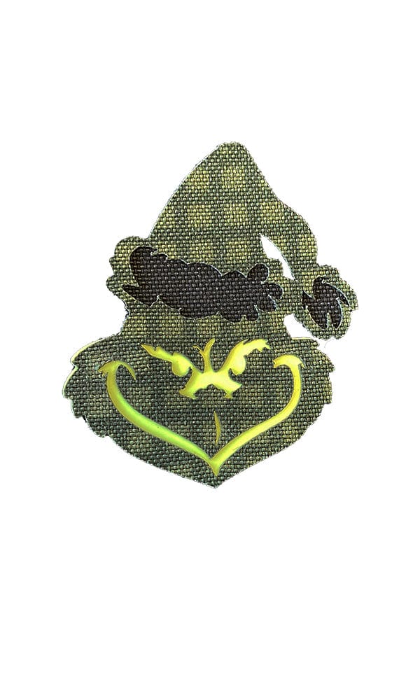 Limited Edition Grinch Santa Patch Desert Night Camo