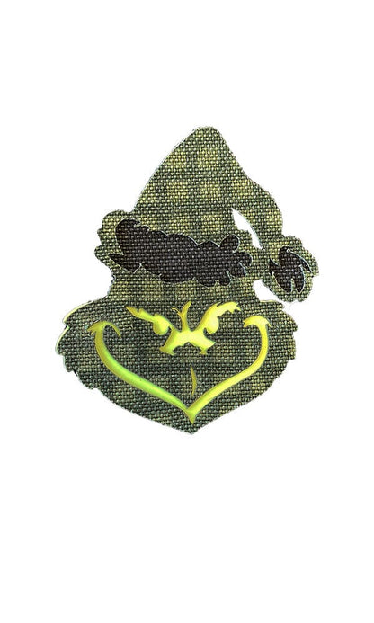 Limited Edition Grinch Santa Patch Desert Night Camo