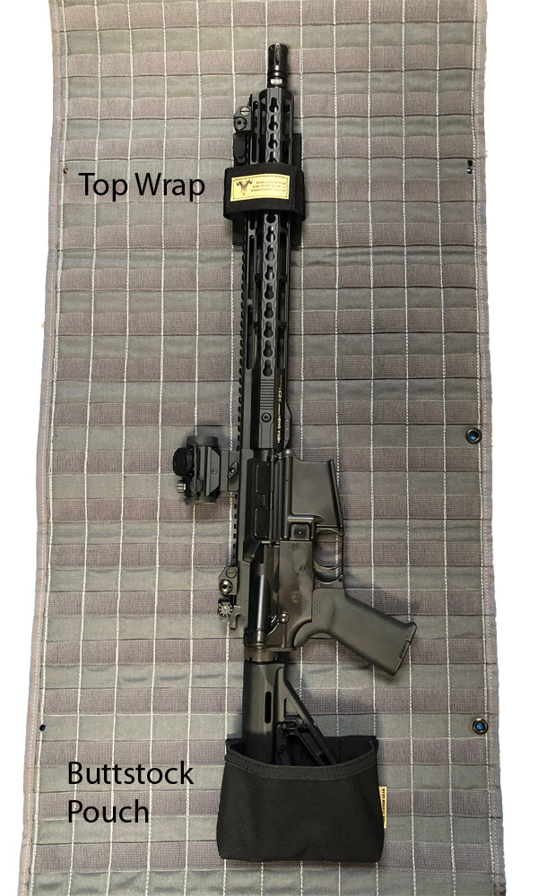 MOLLE Gun Safe Door Panel Organizer Rifle Mount