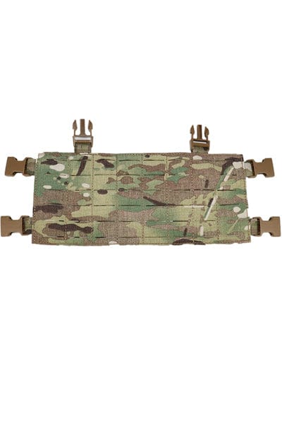 Wilde Custom Gear Modular Laser Cut MOLLE Chest Rig - Multicam Base Platform Front