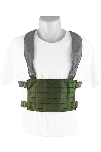 Wilde Custom Gear Modular External Load Bearing Laser Cut MOLLE Vest Carrier Police Law Enforcement Chest Rig Placard Highlighted