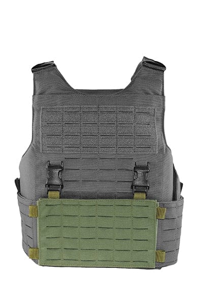 Wilde Custom Gear Modular External Load Bearing Laser Cut MOLLE Vest Carrier Police Law Enforcement Placard Front View