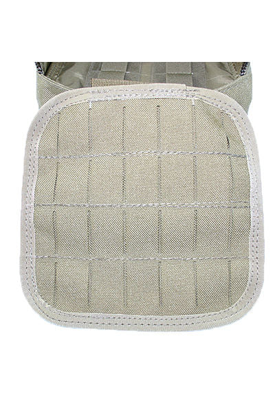 Open Wilde Custom Gear Tri Fold IFAK Medic Pouch showing laser cut MOLLE platform.