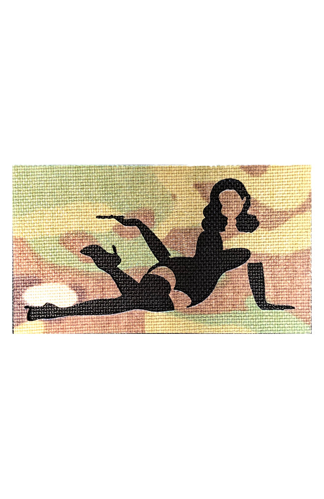 Pinup Girl Laser Cut Patch