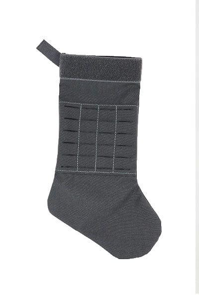 Tactical Christmas Stocking with Laser Cut MOLLE Christmas Gift for him Christmas Gift for men Gray