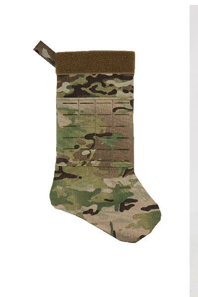 Tactical Christmas Stocking with Laser Cut MOLLE Christmas Gift for him Christmas Gift for men Multicam