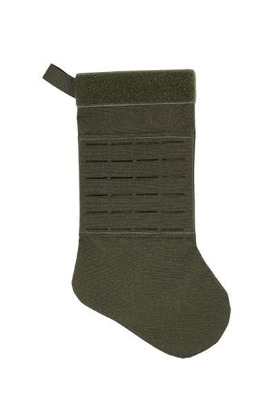 Tactical Christmas Stocking with Laser Cut MOLLE Christmas Gift for him Christmas Gift for men Ranger Green