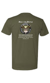Wilde Custom Gear Tactical T-Shirt OD Green Back