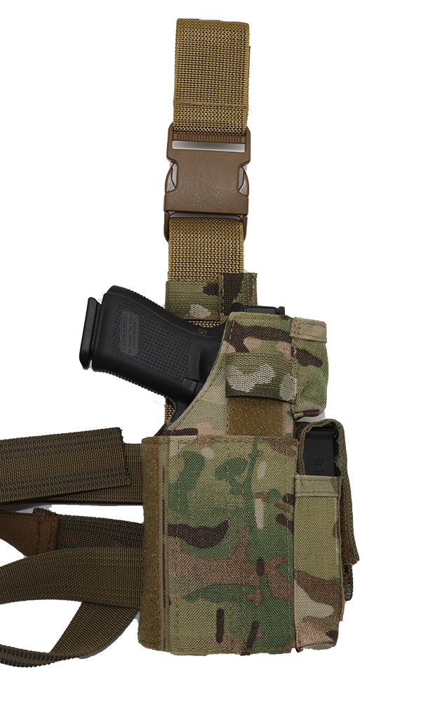 Universal Drop Leg Pistol Holster RMR Cut Out – Wilde Custom Gear, Tactical  Nylon